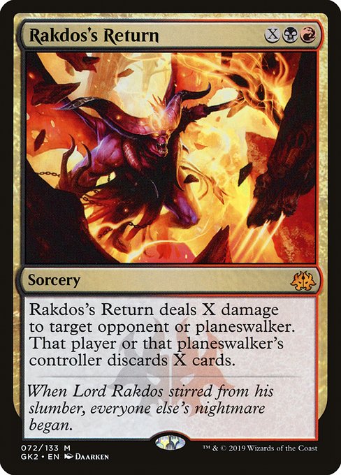 Magic the Gathering Card - Rakdos's Return - MTG Circle
