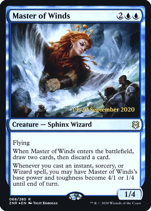 Magic the Gathering Card - Master of Winds - MTG Circle