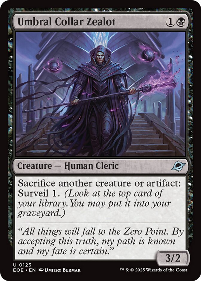 Magic the Gathering Card - Umbral Collar Zealot - MTG Circle