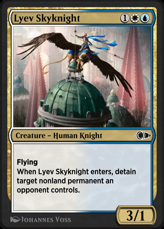 Magic the Gathering Card - Lyev Skyknight - MTG Circle
