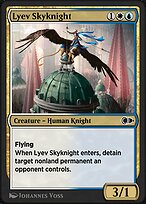 Magic the Gathering Card - Lyev Skyknight - MTG Circle