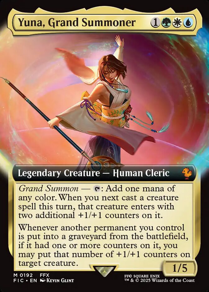 Magic the Gathering Card - Yuna, Grand Summoner - MTG Circle