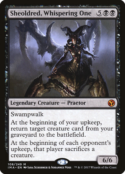 Magic the Gathering Card - Sheoldred, Whispering One - MTG Circle
