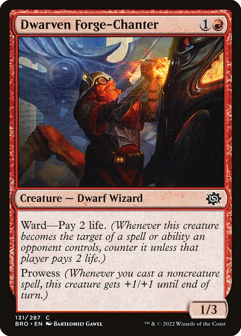 Magic the Gathering Card - Dwarven Forge-Chanter - MTG Circle