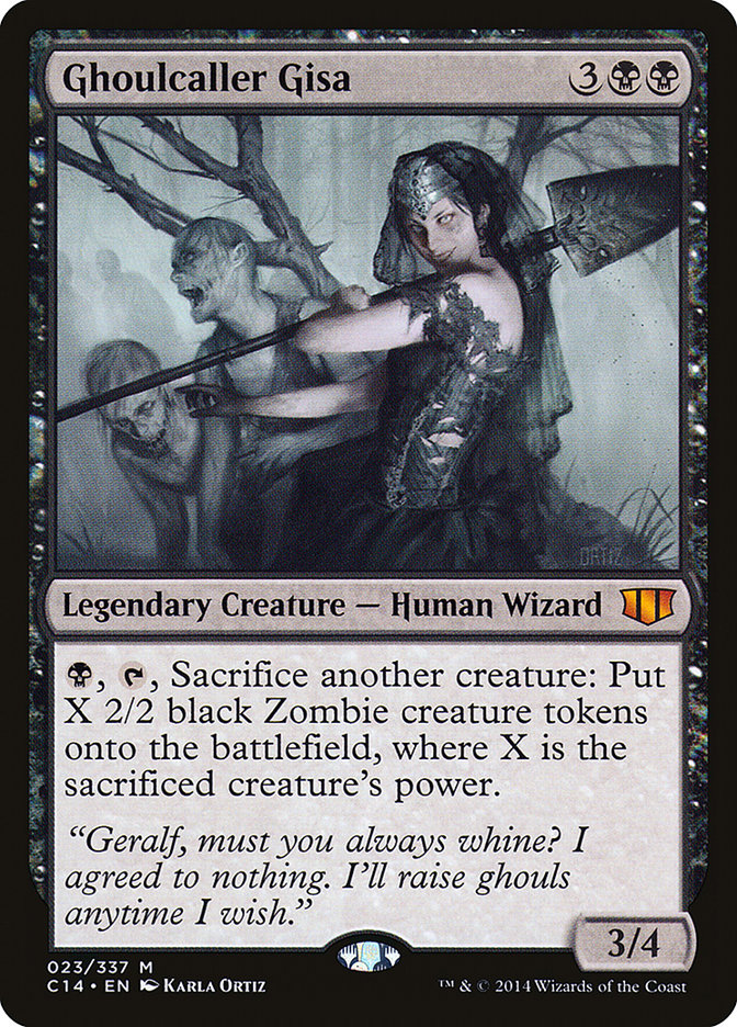 Magic the Gathering Card - Ghoulcaller Gisa - MTG Circle