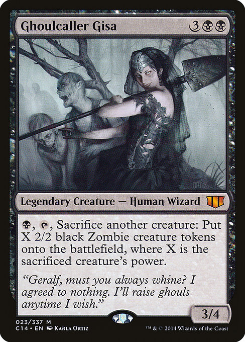 Magic the Gathering Card - Ghoulcaller Gisa - MTG Circle
