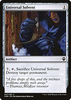 Magic the Gathering Card - Universal Solvent - MTG Circle