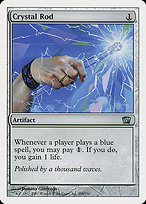 Magic the Gathering Card - Crystal Rod - MTG Circle