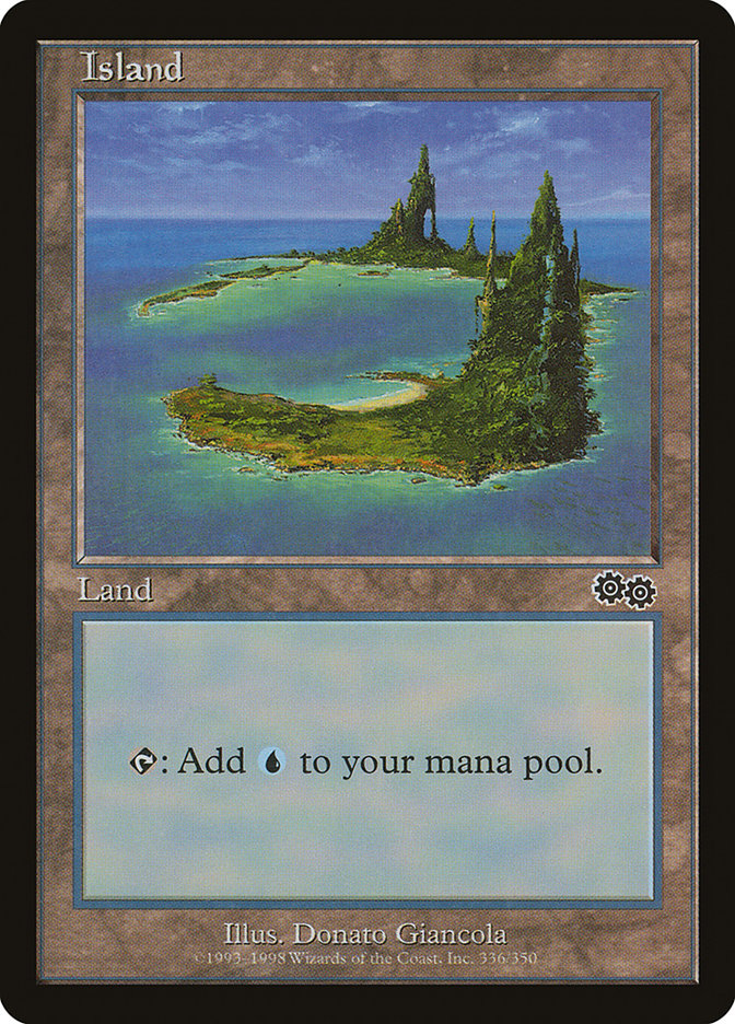 Magic the Gathering Card - Island - MTG Circle