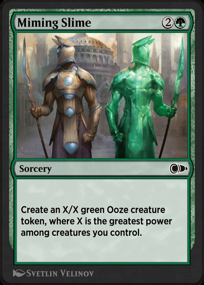 Magic the Gathering Card - Miming Slime - MTG Circle