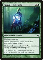 Magic the Gathering Card - Karametra's Favor - MTG Circle