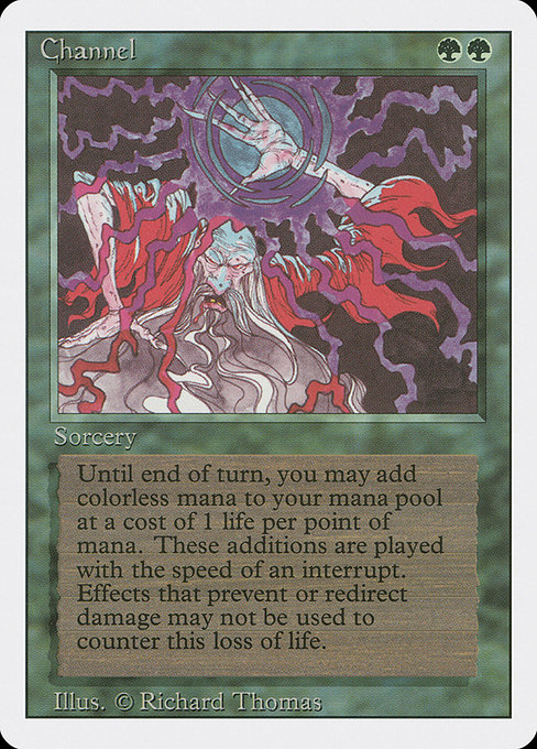 Magic the Gathering Card - Channel - MTG Circle