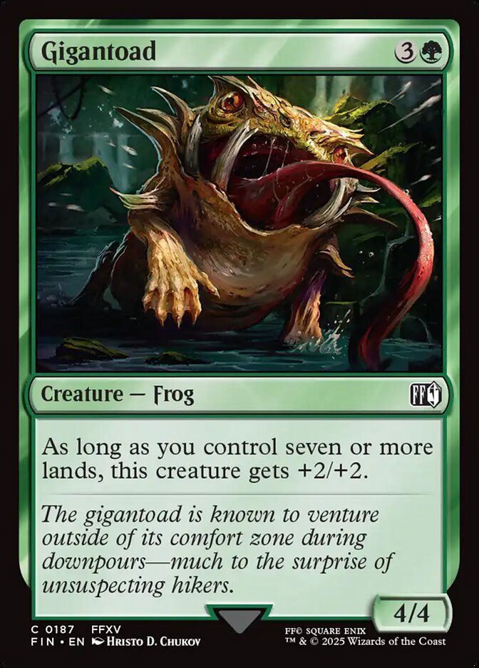 Magic the Gathering Card - Gigantoad - MTG Circle