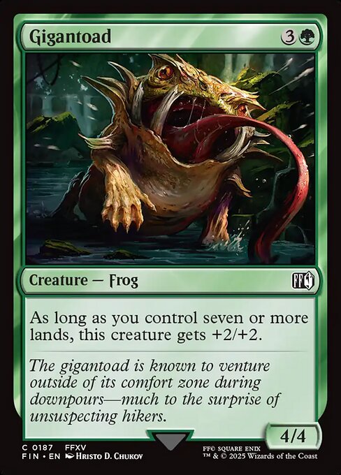 Magic the Gathering Card - Gigantoad - MTG Circle