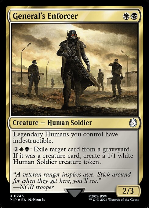 Magic the Gathering Card - General's Enforcer - MTG Circle