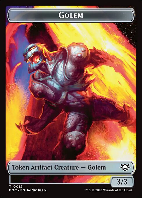 Magic the Gathering Card - Golem - MTG Circle