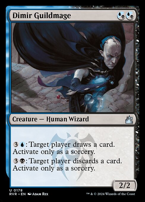 Magic the Gathering Card - Dimir Guildmage - MTG Circle