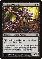 Magic the Gathering Card - Serpent Warrior - MTG Circle