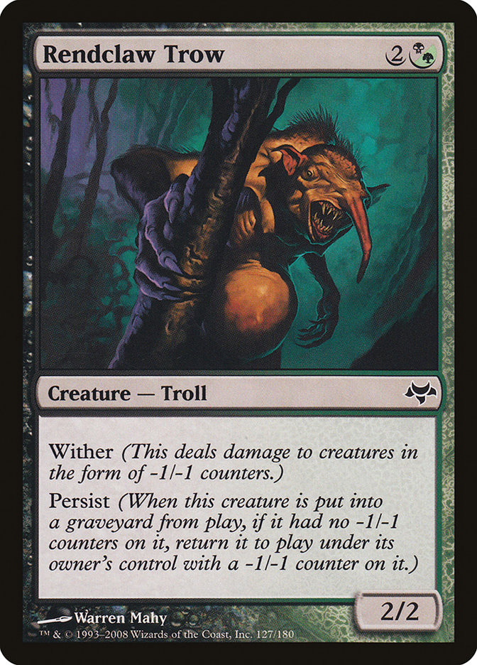 Magic the Gathering Card - Rendclaw Trow - MTG Circle