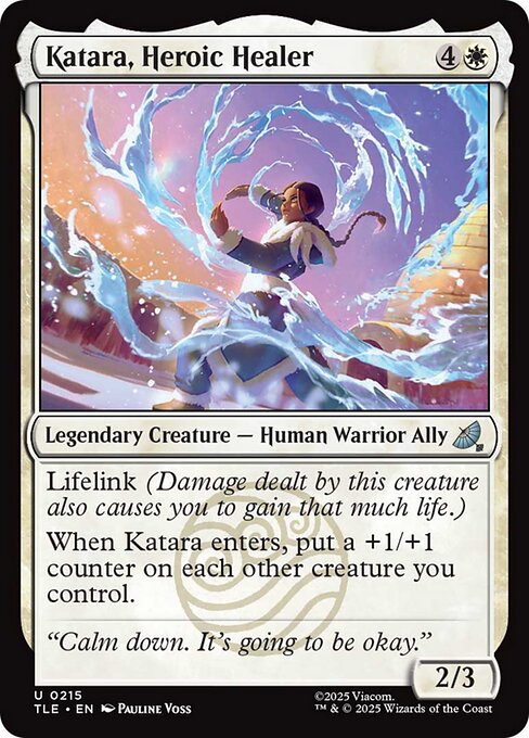 Magic the Gathering Card - Katara, Heroic Healer - MTG Circle