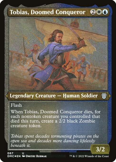 Magic the Gathering Card - Tobias, Doomed Conqueror - MTG Circle