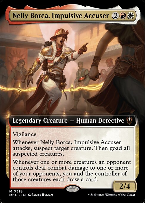 Magic the Gathering Card - Nelly Borca, Impulsive Accuser - MTG Circle