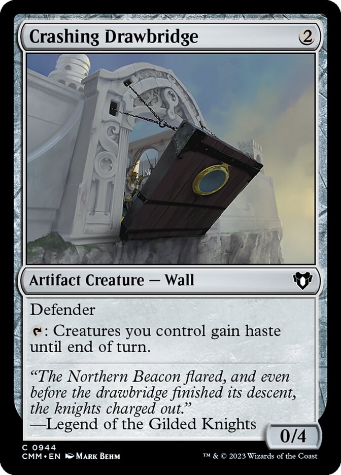 Magic the Gathering Card - Crashing Drawbridge - MTG Circle