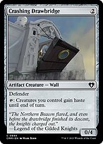 Magic the Gathering Card - Crashing Drawbridge - MTG Circle