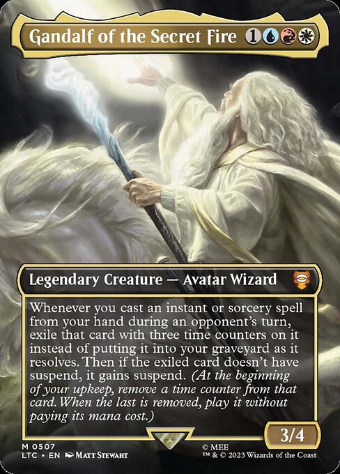 Magic the Gathering Card - Gandalf of the Secret Fire - MTG Circle