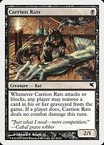 Magic the Gathering Card - Carrion Rats - MTG Circle