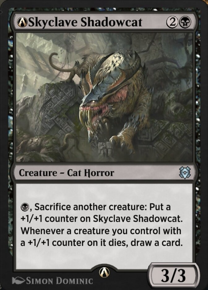 Magic the Gathering Card - A-Skyclave Shadowcat - MTG Circle