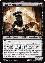 Magic the Gathering Card - Spider-Man Noir - MTG Circle