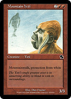 Magic the Gathering Card - Mountain Yeti - MTG Circle