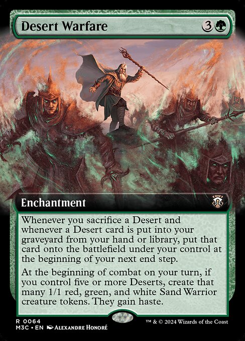 Magic the Gathering Card - Desert Warfare - MTG Circle