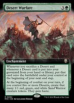 Magic the Gathering Card - Desert Warfare - MTG Circle