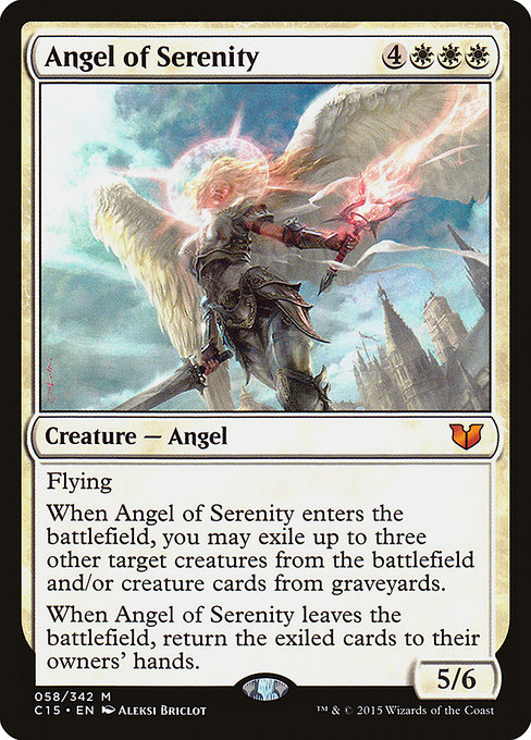 Magic the Gathering Card - Angel of Serenity - MTG Circle