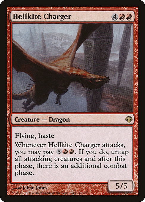 Magic the Gathering Card - Hellkite Charger - MTG Circle
