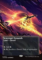 Magic the Gathering Card - Scavenger Grounds - MTG Circle