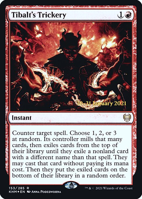 Magic the Gathering Card - Tibalt's Trickery - MTG Circle