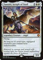 Magic the Gathering Card - Zamriel, Seraph of Steel - MTG Circle