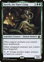 Magic the Gathering Card - Saryth, the Viper's Fang - MTG Circle
