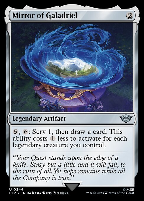 Magic the Gathering Card - Mirror of Galadriel - MTG Circle