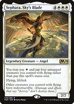 Magic the Gathering Card - Sephara, Sky's Blade - MTG Circle