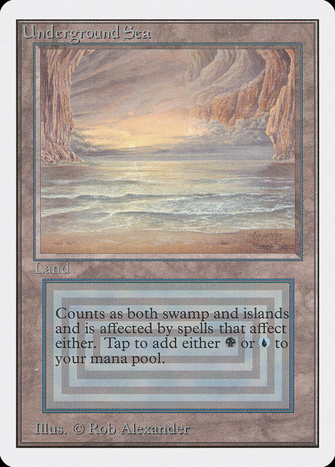 Magic the Gathering Card - Underground Sea - MTG Circle