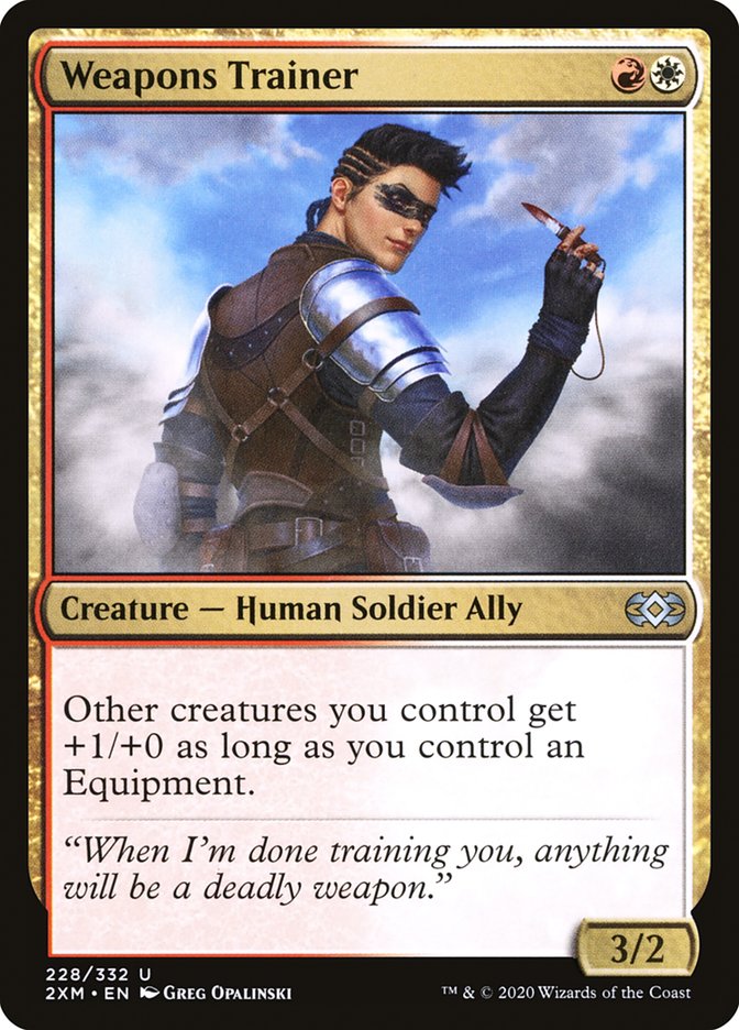 Magic the Gathering Card - Weapons Trainer - MTG Circle