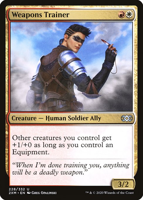 Magic the Gathering Card - Weapons Trainer - MTG Circle