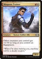 Magic the Gathering Card - Weapons Trainer - MTG Circle