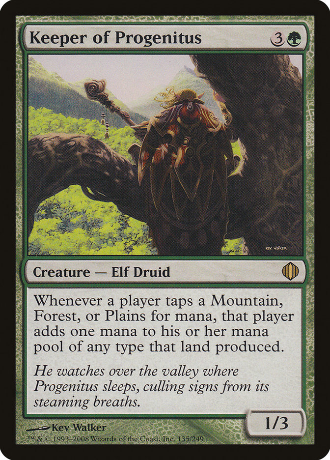 Magic the Gathering Card - Keeper of Progenitus - MTG Circle