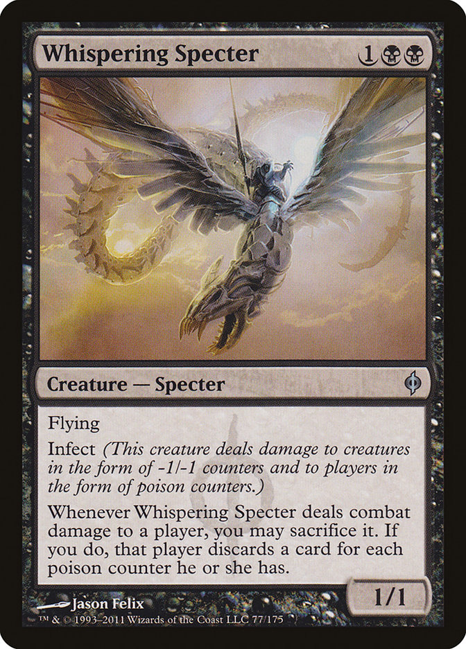 Magic the Gathering Card - Whispering Specter - MTG Circle