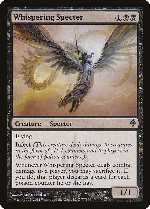 Magic the Gathering Card - Whispering Specter - MTG Circle